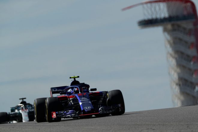 2018年F1第18戦アメリカGP　ピエール・ガスリー