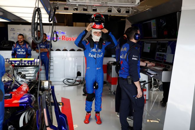2018年F1第18戦アメリカGP　ピエール・ガスリー