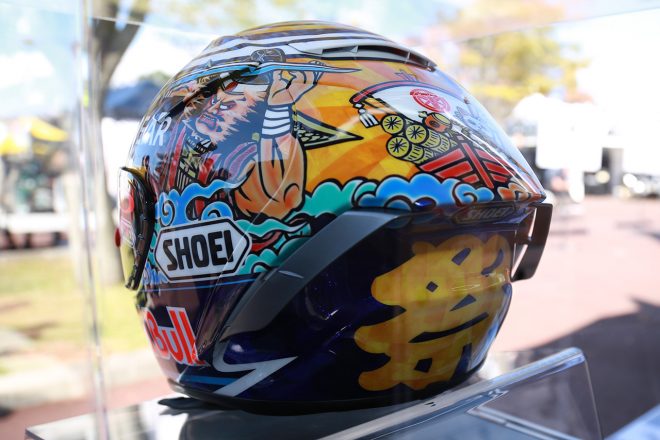 マルク・マルケスの日本GP特別ヘルメット