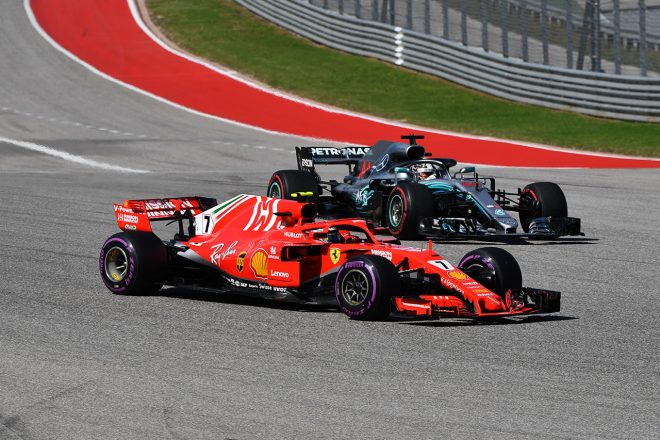 2018年F1第18戦アメリカGP　優勝を飾ったキミ・ライコネン