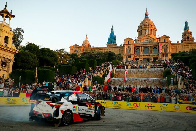 SS1はバルセロナの市街地に設けられた特設コースが舞台