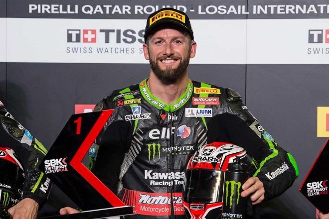 2018年のスーパーポールアワードを獲得したサイクス