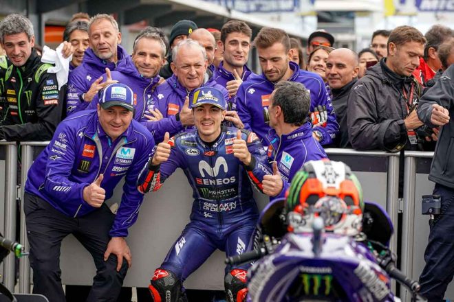 予選2位から今シーズン初優勝を果たしたマーベリック・ビニャーレス