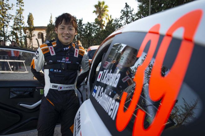 TOYOTA GAZOO Racingラリーチャレンジプログラムに参加中の勝田貴元（フォード・フィエスタR5）