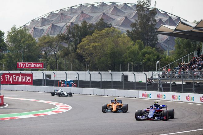 2018年F1第19戦メキシコGP　ピエール・ガスリー