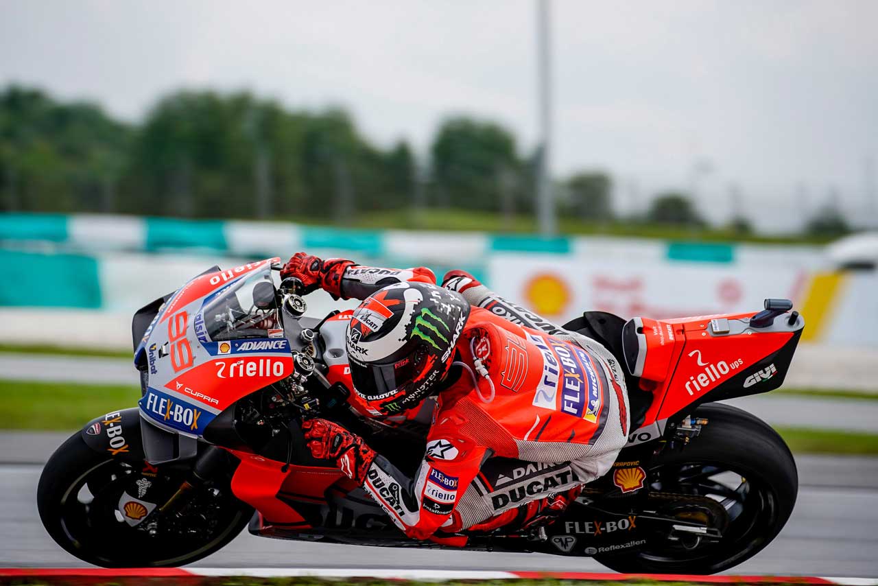 マレーシアGPの初日セッションに出場したロレンソ