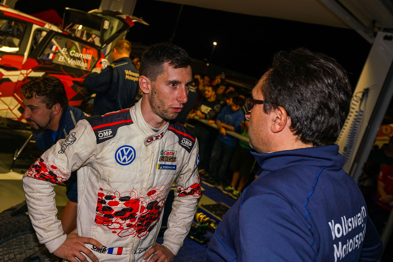 エリック・カミリもフォルクスワーゲン・ポロGTI R5で一時クラス首位を走るなど速さをみせた