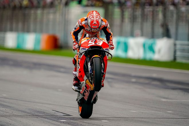 マルケスはMotoGPマレーシアGPでの優勝により、今季9勝目、自身通算70勝目をマークした