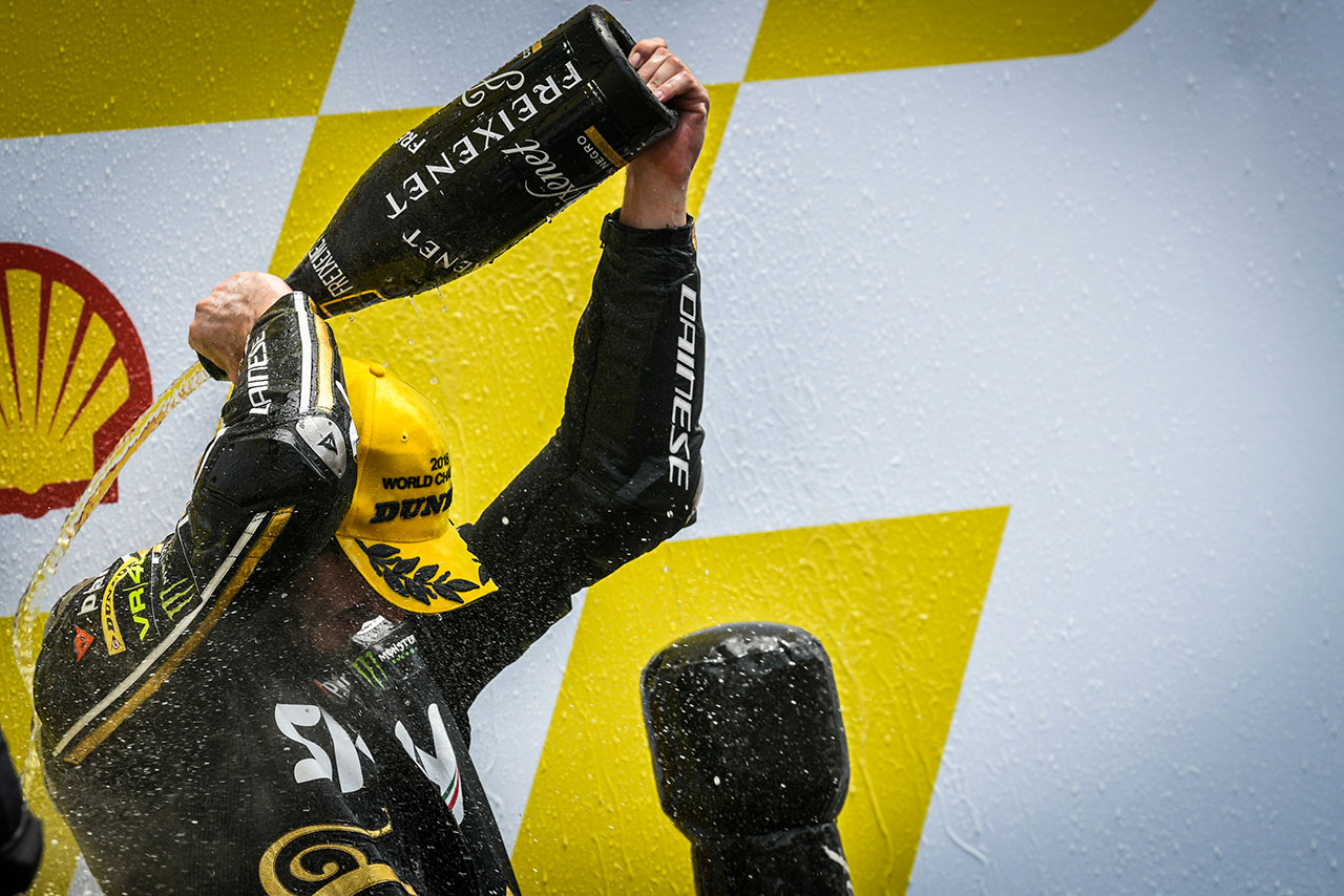 2018年のMoto2チャンピオンに輝いたフランセスコ・バニャイア