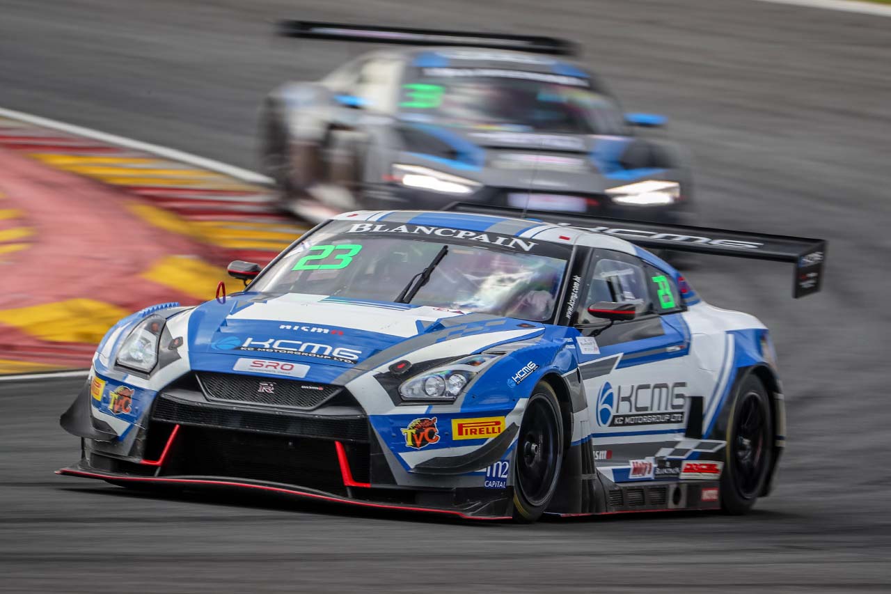 ブランパンGTシリーズ・アジアに参戦しているKCMGのニッサンGT-RニスモGT3