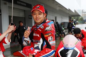 全日本ロード最終戦鈴鹿・レース1で今季初優勝を挙げた高橋巧(Team HRC)