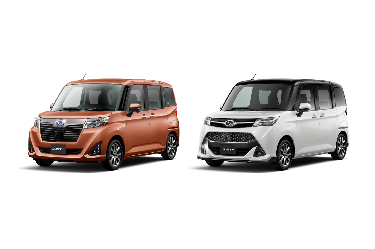 スバル・ジャスティ GSスマートアシスト（左）、ジャスティカスタム RSスマートアシスト（右）