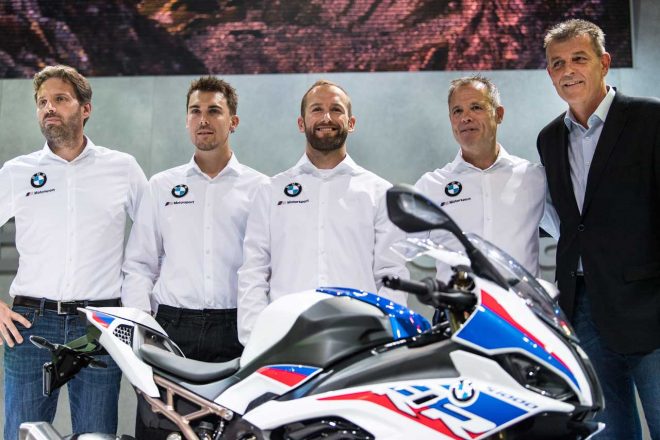 2019年SBKに参戦するBMWのトム・サイクスとマーカス・ライターベルガー