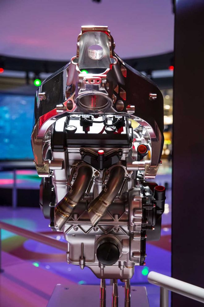 コンセプトRS660が搭載する並列2気筒のエンジン