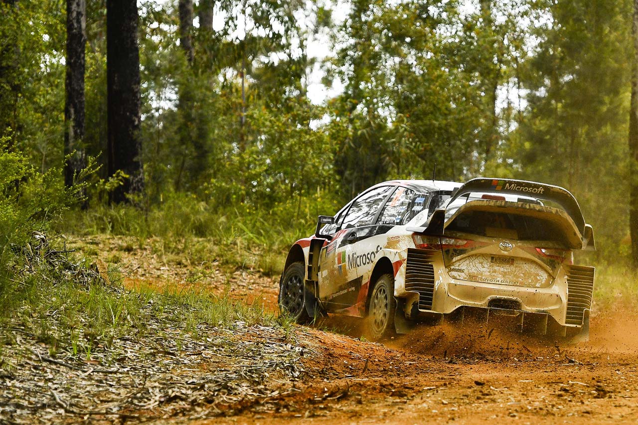 今戦を最後にトヨタを離脱しシトロエンに移籍するエサペッカ・ラッピ（トヨタ・ヤリスWRC）