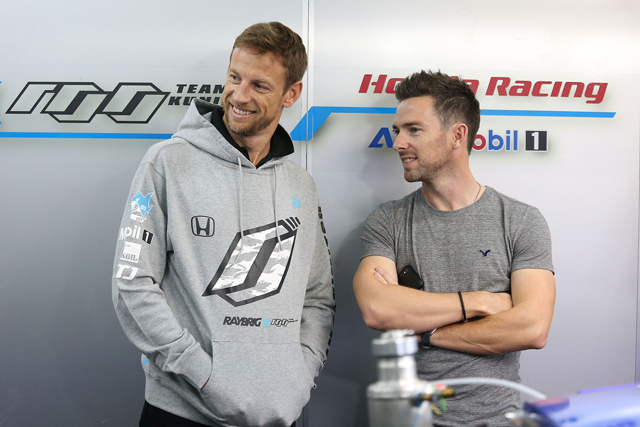 ジェンソン・バトン（RAYBRIG NSX-GT）