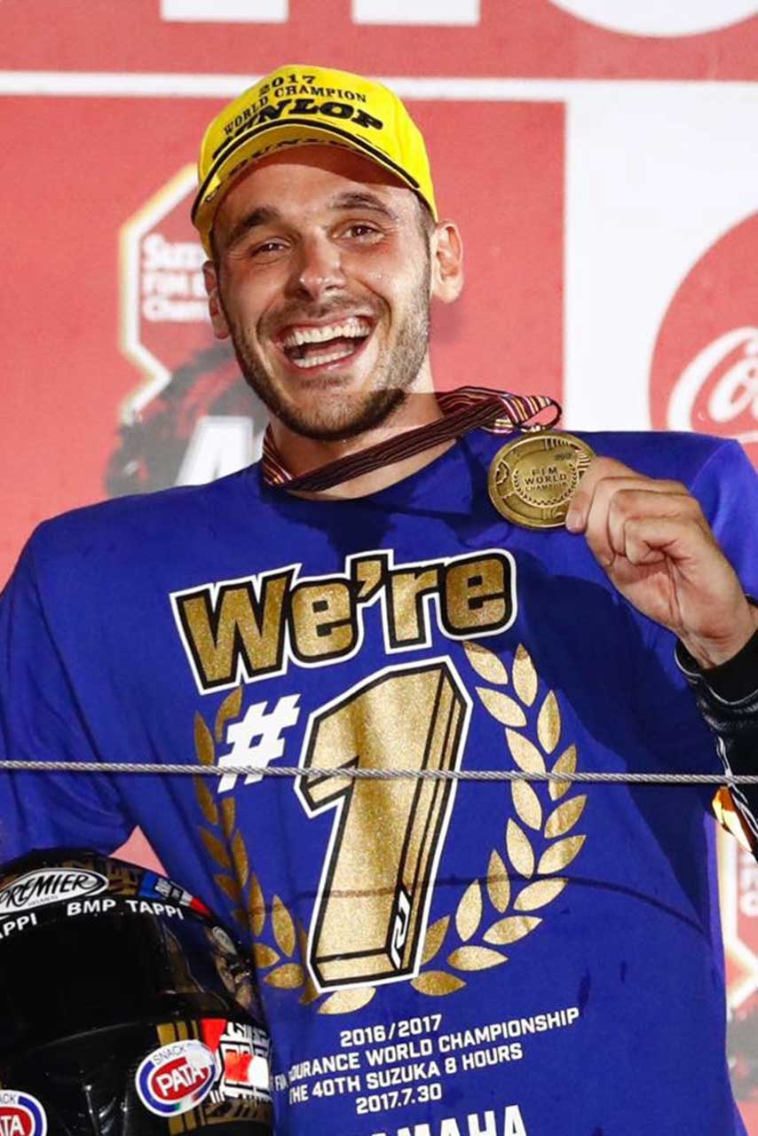 2016／2017EWCでタイトルを獲得したカネパ。来季は電動バイクを駆る