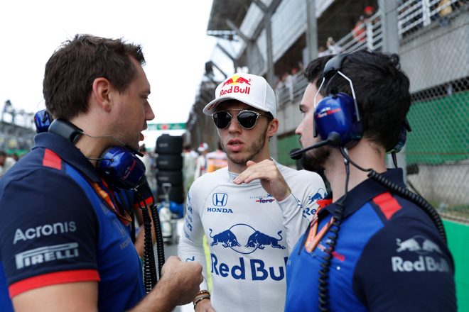 2018年F1第20戦ブラジルGP　ピエール・ガスリー