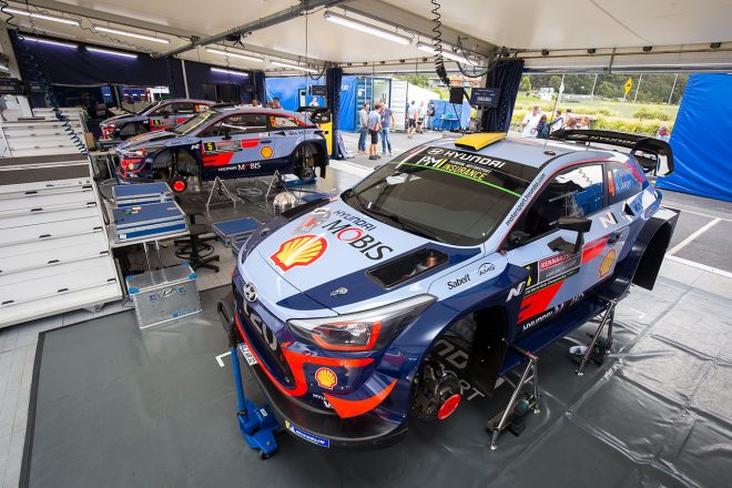 ラリー・オーストラリアに持ち込まれたヒュンダイi20クーペWRC