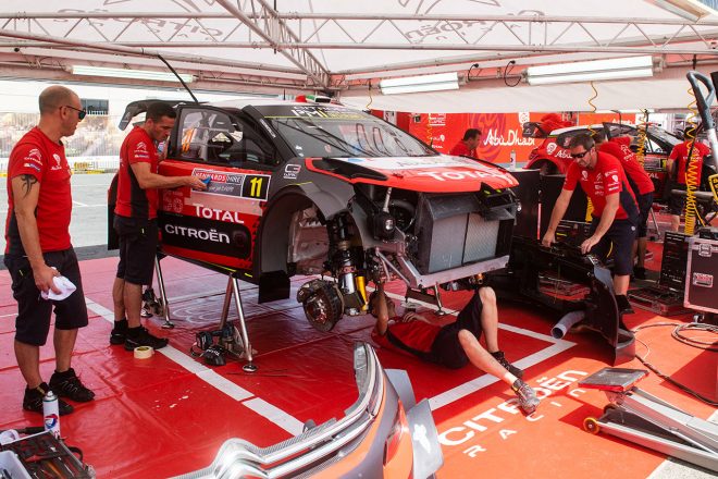 ラリー・オーストラリアに持ち込まれたシトロエンC3 WRC