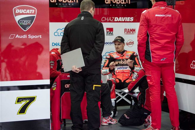 デイビスはパニガーレV4 Rに好感触を得た様子