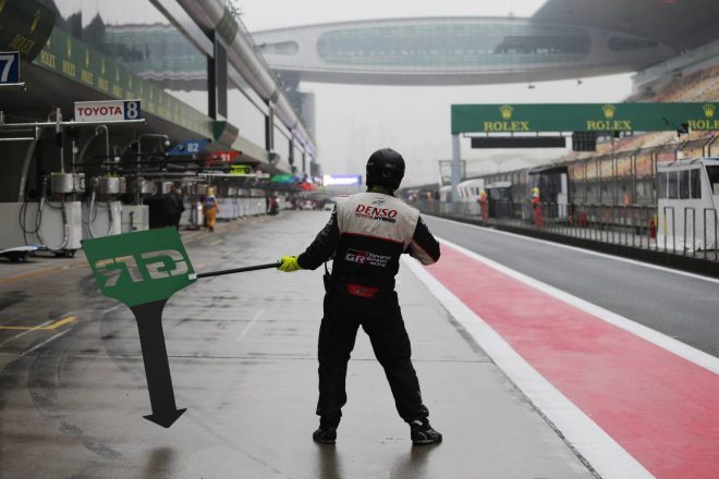 WEC第5戦上海の走行初日は終日雨に見舞われた