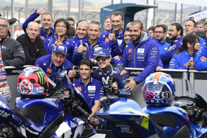 2018MotoGP第19戦バレンシアGPでポールを獲得したビニャーレス