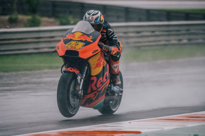 初表彰台を獲得したKTMのポル・エスパルガロ