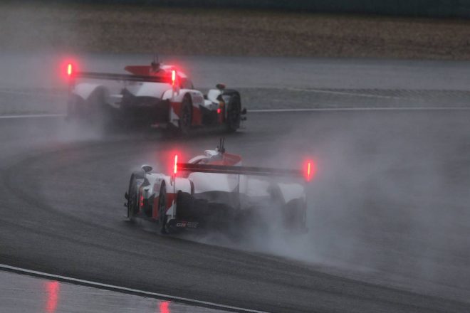 今季4度目のワン・ツー・フィニッシュを飾ったTOYOTA GAZOO RacingのトヨタTS050ハイブリッド