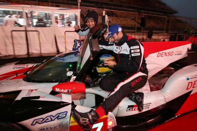 優勝した7号車トヨタTS050ハイブリッド