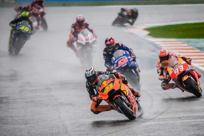 レース1で、エスパルガロは転倒。そこから追い上げて表彰台を獲得した