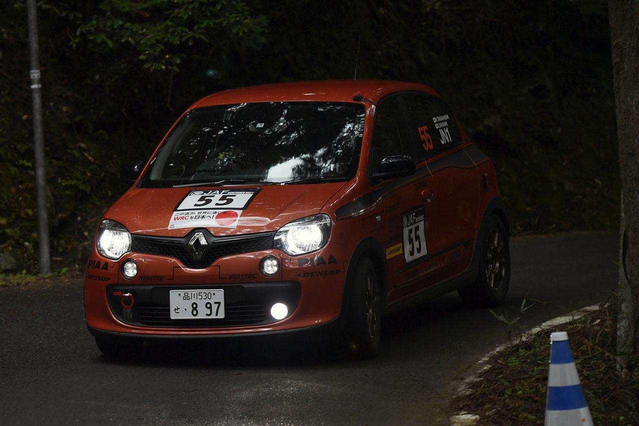 このルノー・トゥインゴGTは2019年の全日本ラリー選手権に参戦を予定している
