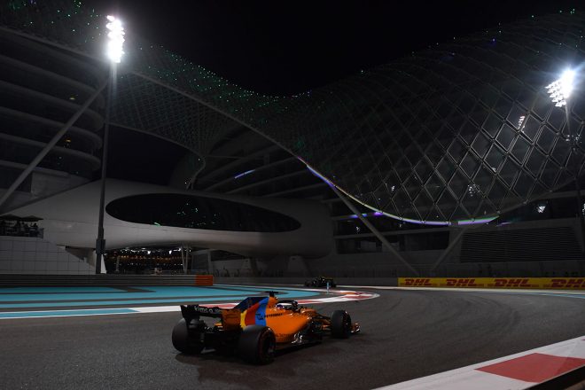 2018年F1第21戦アブダビGP　フェルナンド・アロンソ
