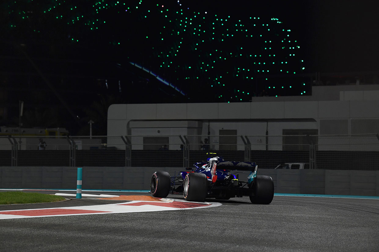 2018年F1第21戦アブダビGP　ピエール・ガスリー