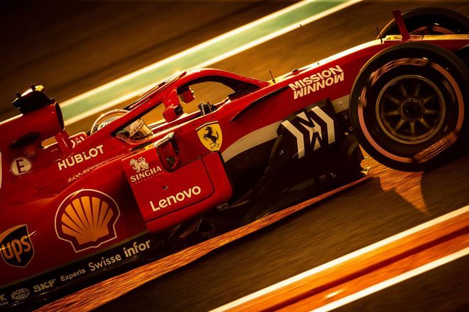 2018年F1第21戦アブダビGP　セバスチャン・ベッテル