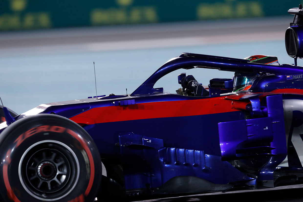 2018年F1第21戦アブダビGP　ブレンドン・ハートレー