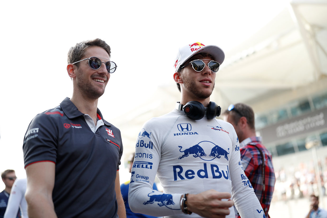 2018年F1第21戦アブダビGP　ピエール・ガスリー