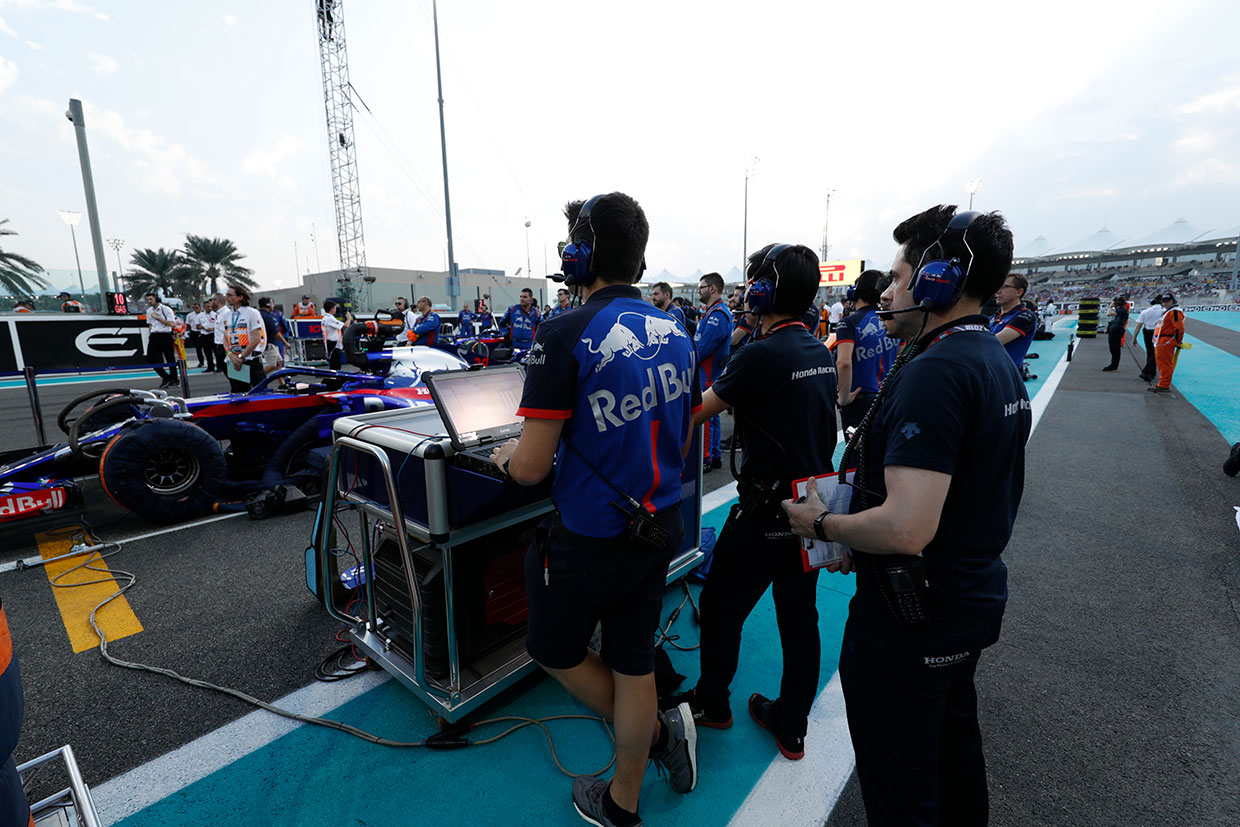 2018年F1第21戦アブダビGP　トロロッソ・ホンダ