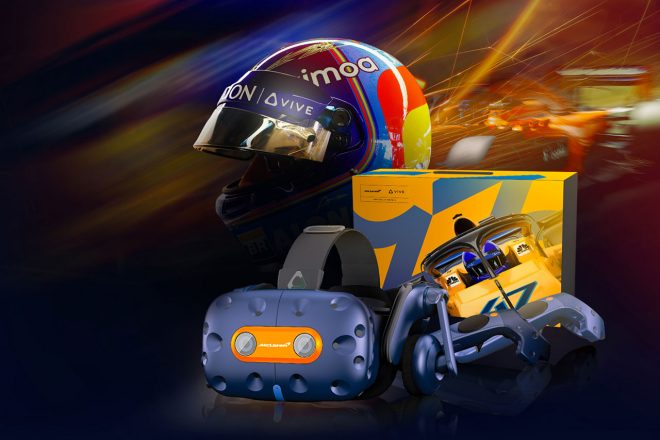 マクラーレンF1とVRヘッドセット『VIVE』のコラボレーションモデルが登場した