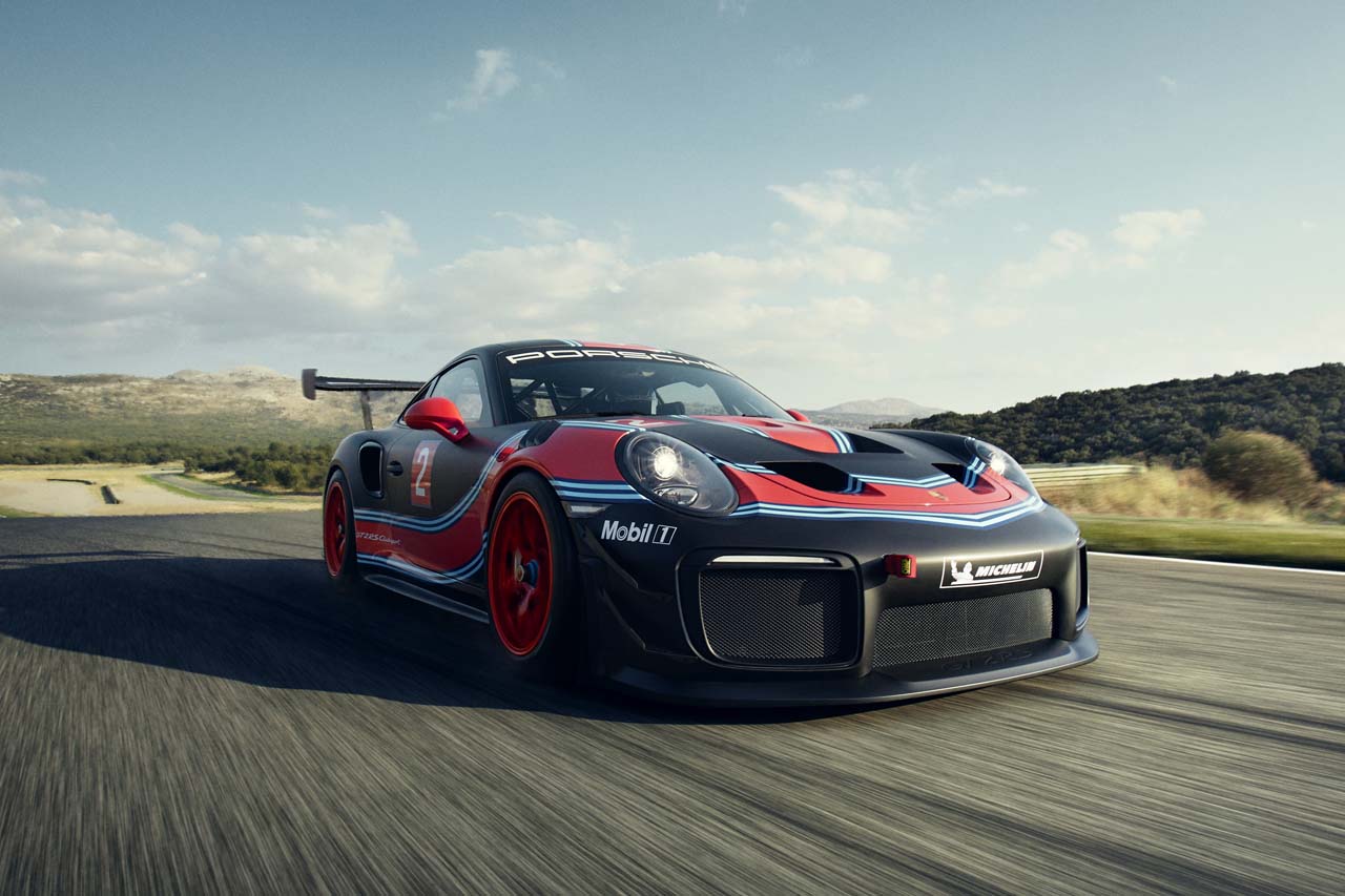 ポルシェ 911 GT2RS メタルカー ペーパーウェイト Porsche