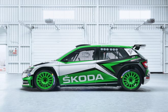 R5の舞台で戦闘力を発揮しているシュコダ・ファビアR5