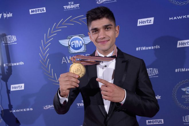 2018年Moto3チャンピオンのホルヘ・マルティン