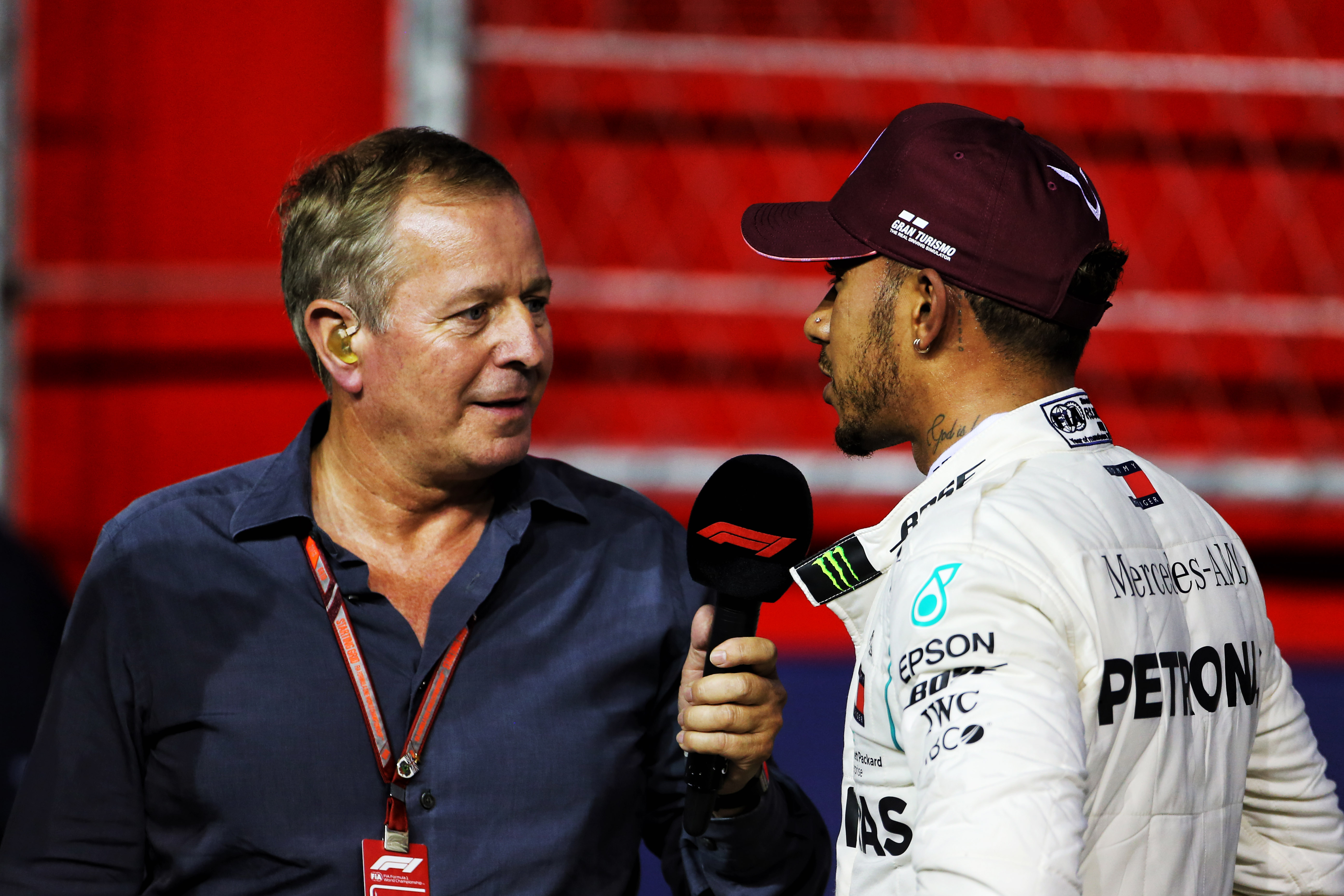 マーティン・ブランドルとルイス・ハミルトン