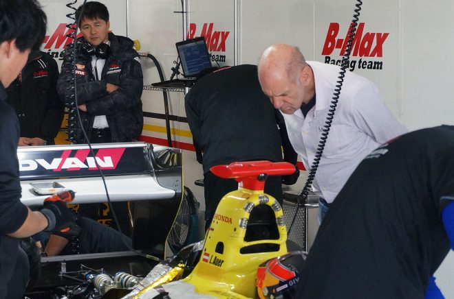 2018年スーパーフォーミュラ鈴鹿エンジンメーカー・ルーキードライバーテスト　エイドリアン・ニューウェイ