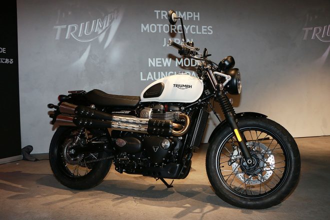 2019年型トライアンフ・ストリートスクランブラ―