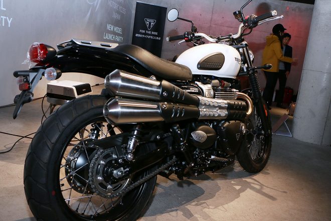 2019年型トライアンフ・ストリートスクランブラ―