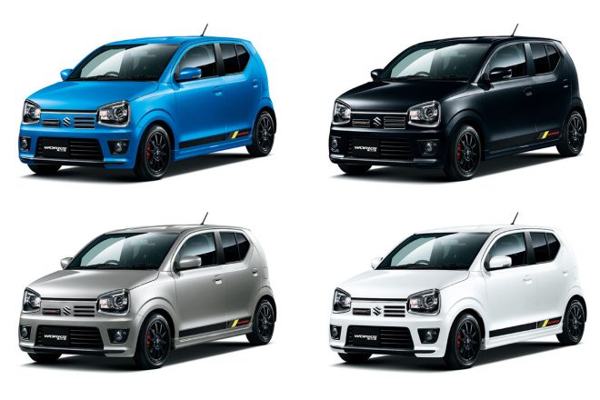 スズキ・アルト ワークス カラーラインアップ