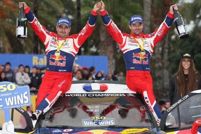 2012年、セバスチャン・ローブはシトロエンでWRCフル参戦ラストイヤーを戦った