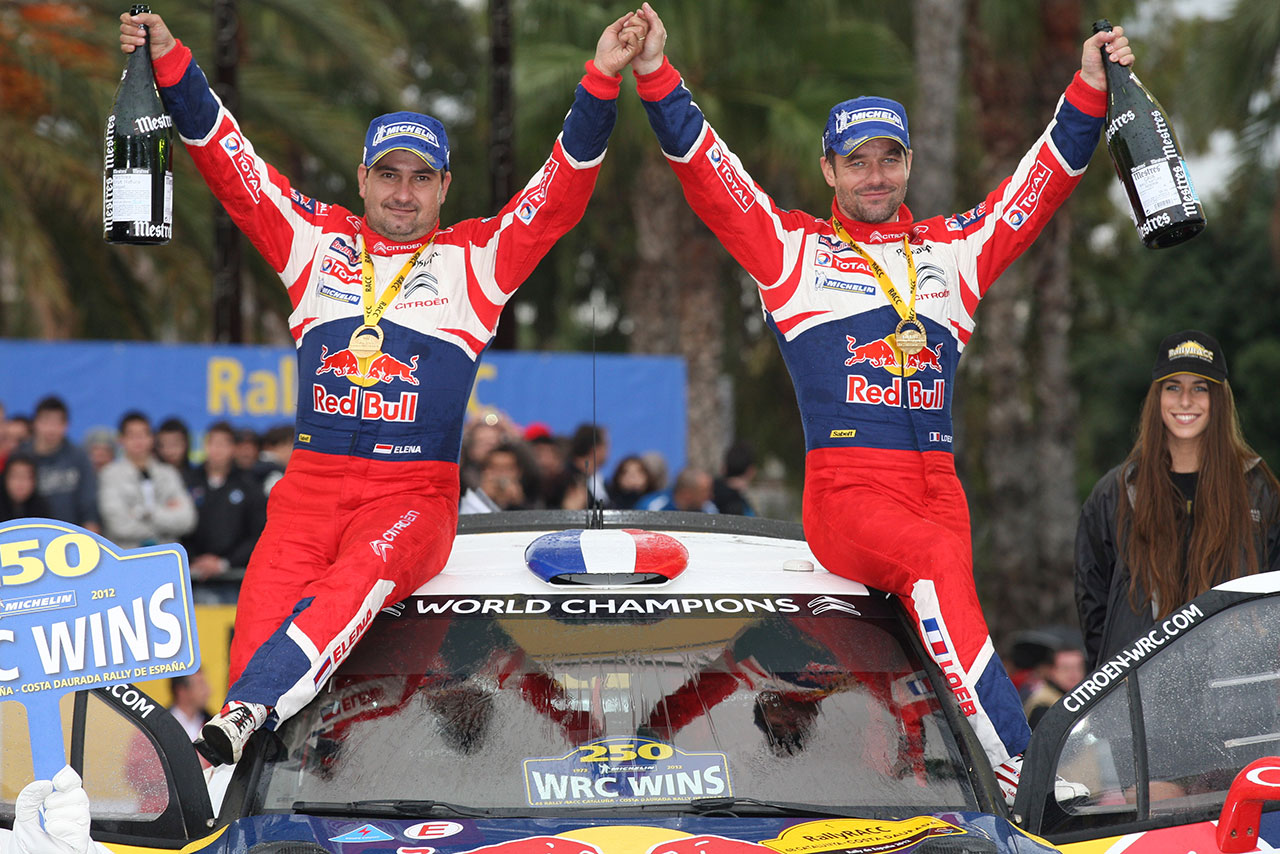 2012年、セバスチャン・ローブはシトロエンでWRCフル参戦ラストイヤーを戦った