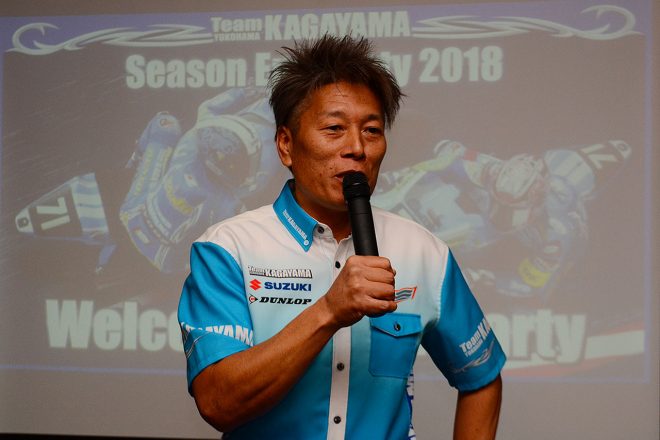 チーム代表兼ライダーを務める加賀山。今季は全日本のほか、テイストオブツクバに参戦